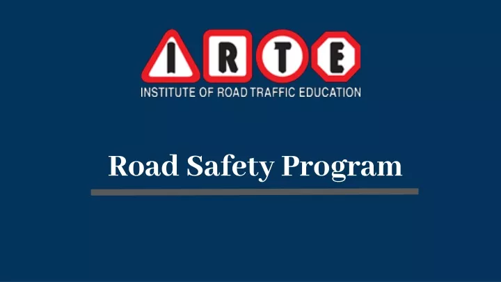 road safety program
