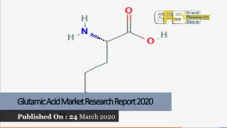 Glutamic Acid Market Research Report 2020