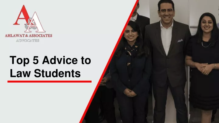 top 5 advice to law students