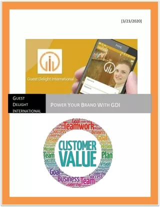 Power your Brand with GDI