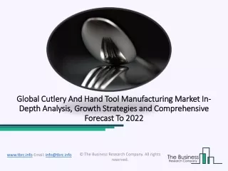 global cutlery and hand tool manufacturing market