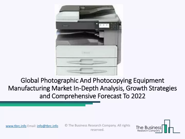global photographic and photocopying equipment