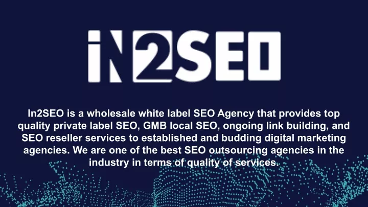 in2seo is a wholesale white label seo agency that
