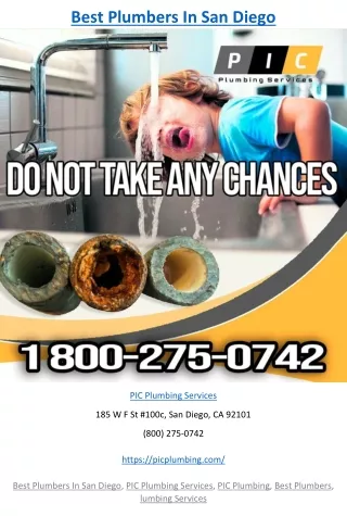best plumbers in san diego