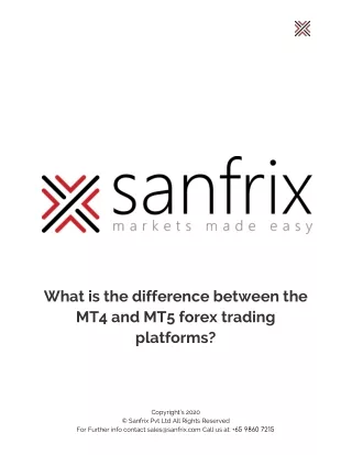 What is the difference between the mt4 and mt5 forex trading platforms