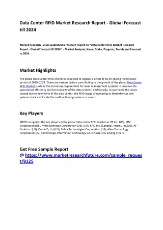 data center rfid market research report global