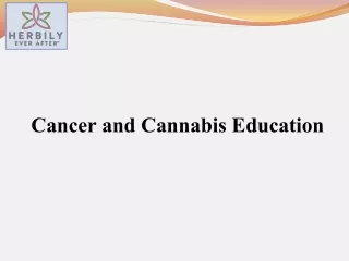 cancer and cannabis education