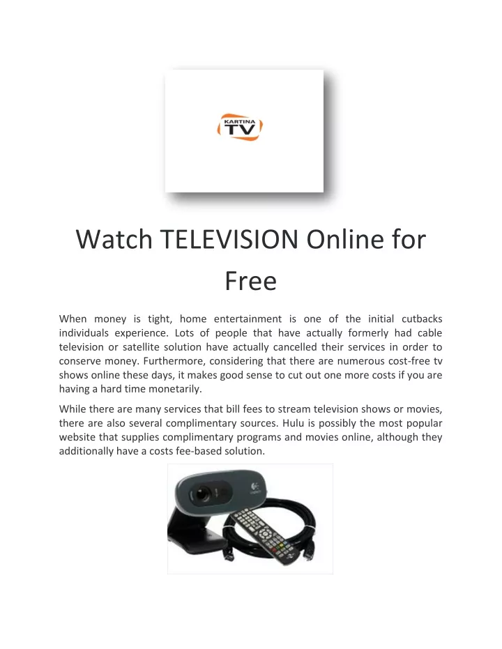 watch television online for free