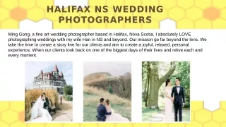 Halifax Ns Wedding Photographers