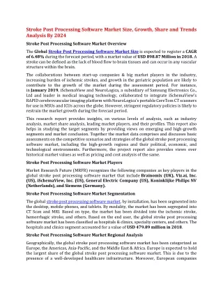 stroke post processing software market size