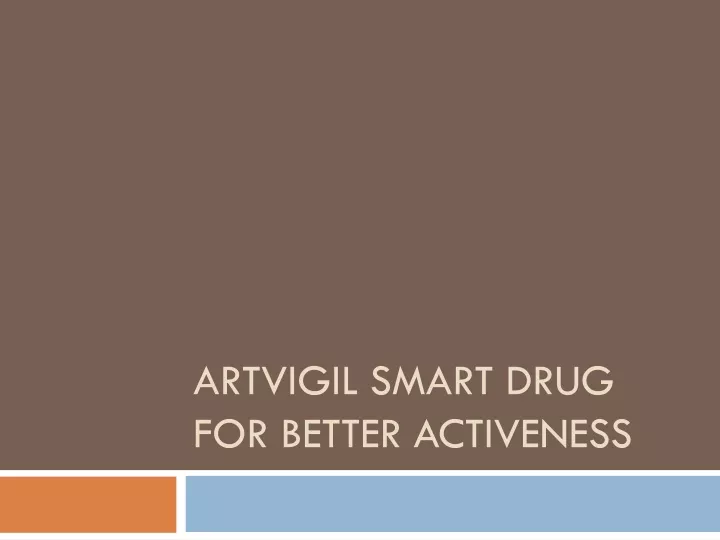 artvigil smart drug for better activeness
