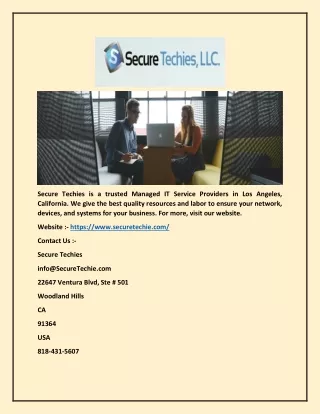 Managed IT Service Providers in Los Angeles_securetechie.com