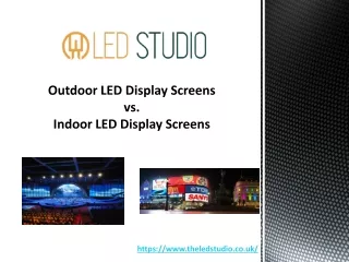 outdoor led display screens vs indoor led display screens