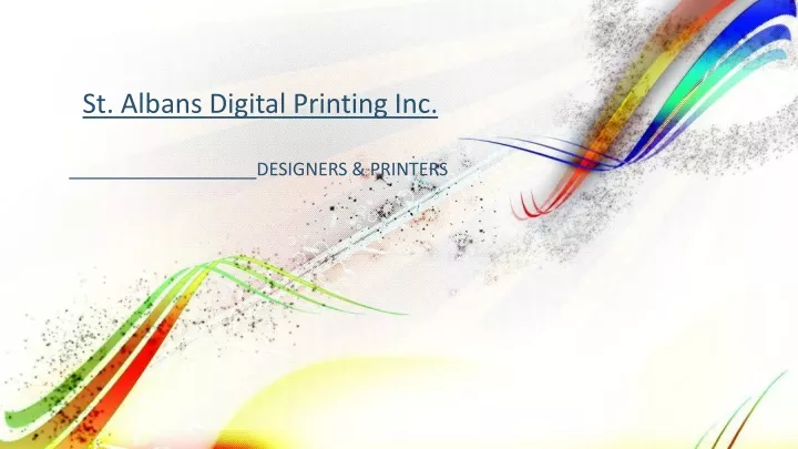 st albans digital printing inc designers printers