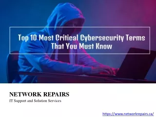 Top 10 Most Critical Cybersecurity Terms That You Must Know