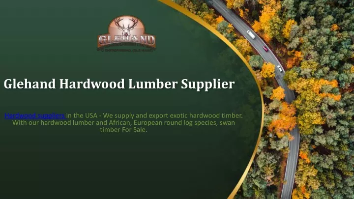 glehand hardwood lumber supplier