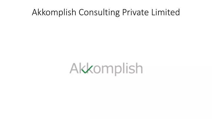 akkomplish consulting private limited