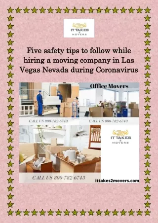 Moving Company in Las Vegas Nevada