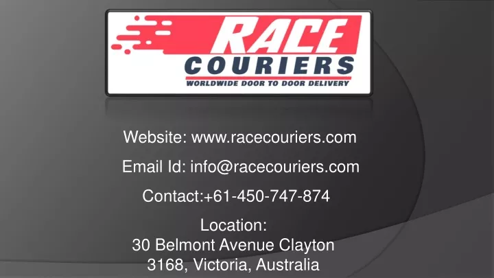 website www racecouriers com