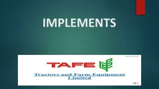 Tafe implements