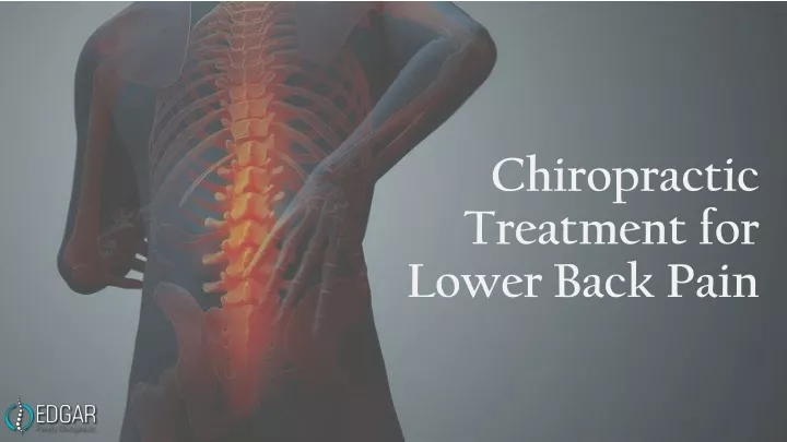 chiropractic treatment for lower back pain