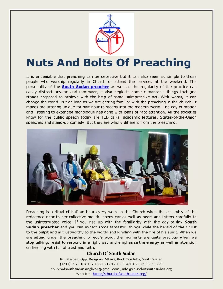 nuts and bolts of preaching