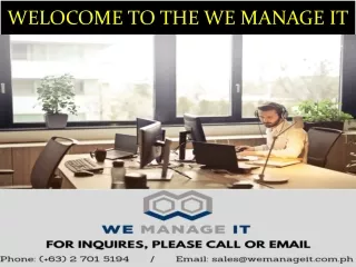 We Manage It  : Software Development Company Philippines