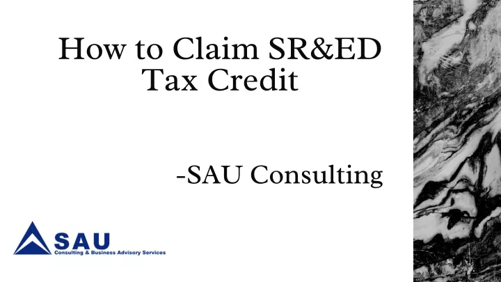 how to claim sr ed tax credit