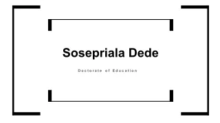 Sosepriala Dede From Nashville, Tennessee