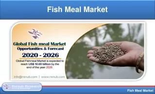 Fish Meal Market and Volume, Global Forecast by species & End-User