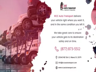 RCC Auto Transport - Best Car Transport Company USA