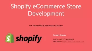 Shopify eCommerce store development - Wisdom Infosoft