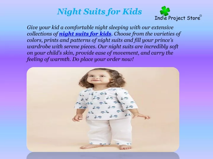 night suits for kids