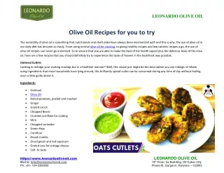 leonardo olive oil