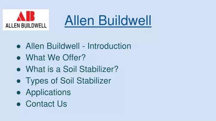 allen buildwell