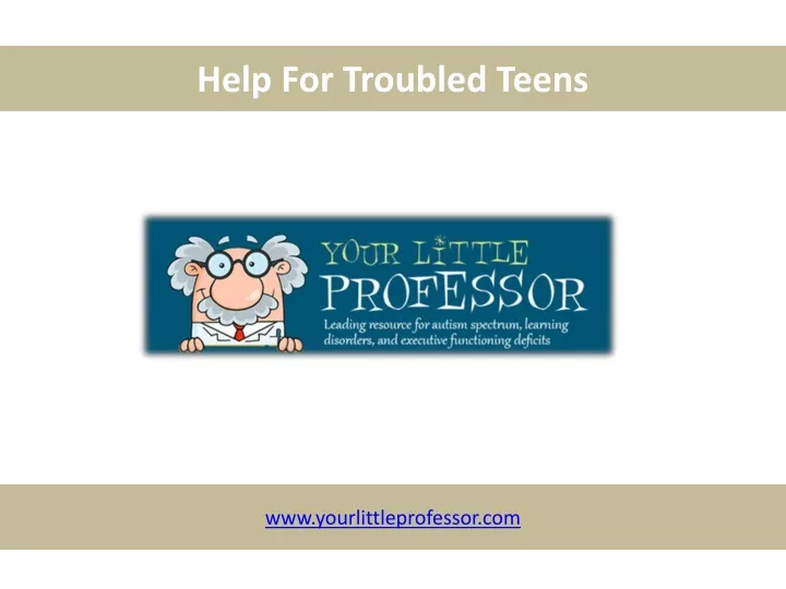 help for troubled teens