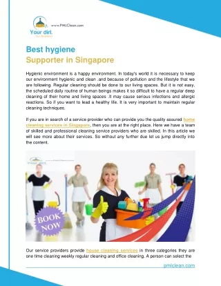 Best Hygiene Supporter in Singapore