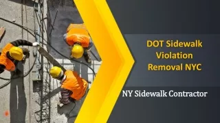 Leading Sidewalk contractor NYC