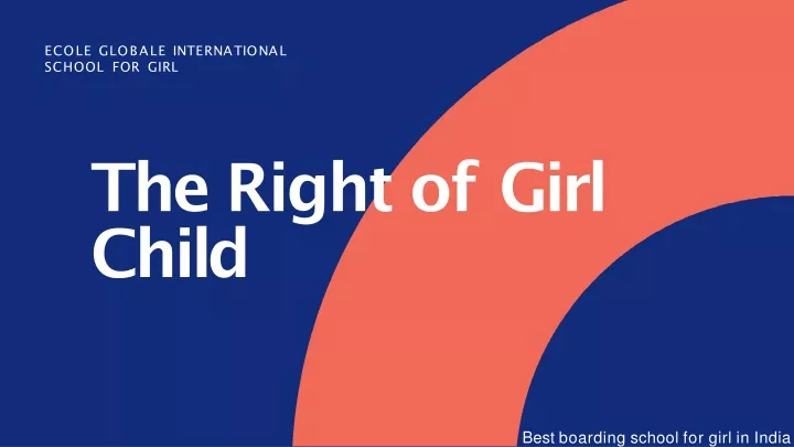 the right of girl