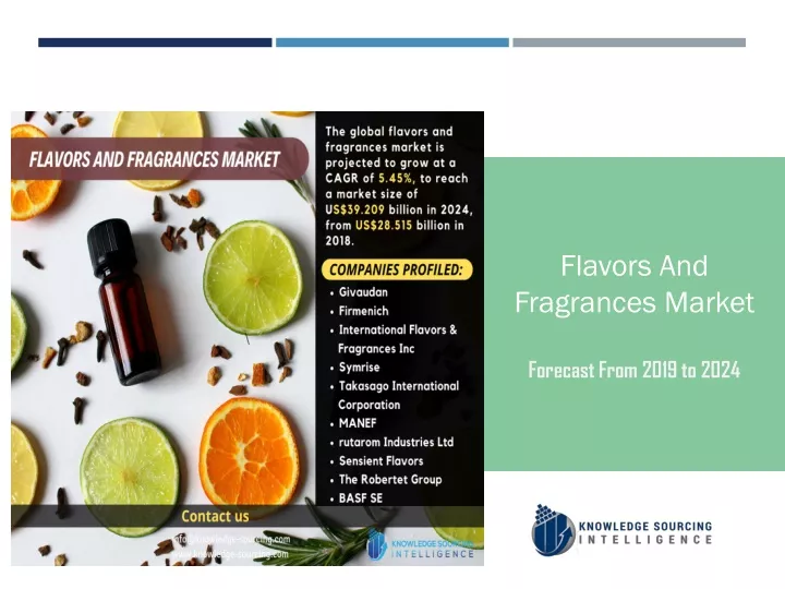 flavors and fragrances market forecast from 2019