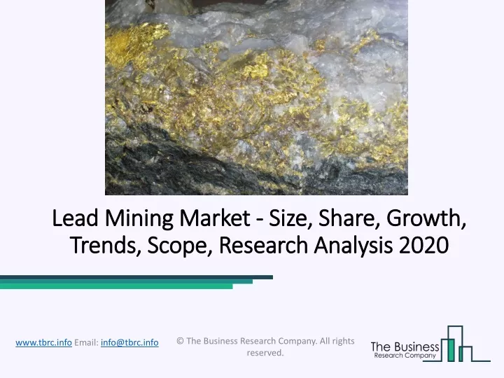 lead lead mining market mining market size share