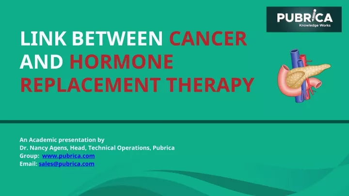 link between cancer and hormone replacement therapy