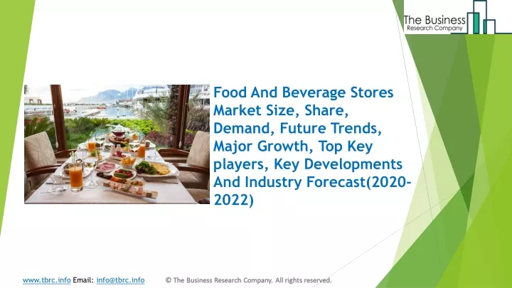 food and beverage stores market size share demand