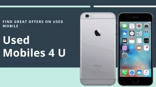 Used Iphone Unlocked - Used Mobiles 4 U
