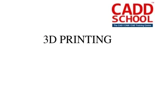 3d printing