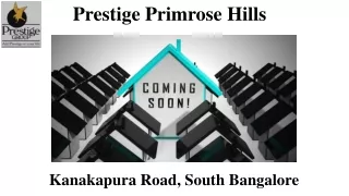 Prestige New Luxury Upcoming Apartment Bangalore