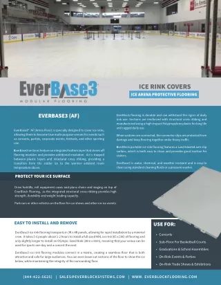 EverBase Flooring 3 - Ice Arena Flooring