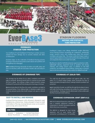 EverBase Flooring 3 - Stadium Turf Protection