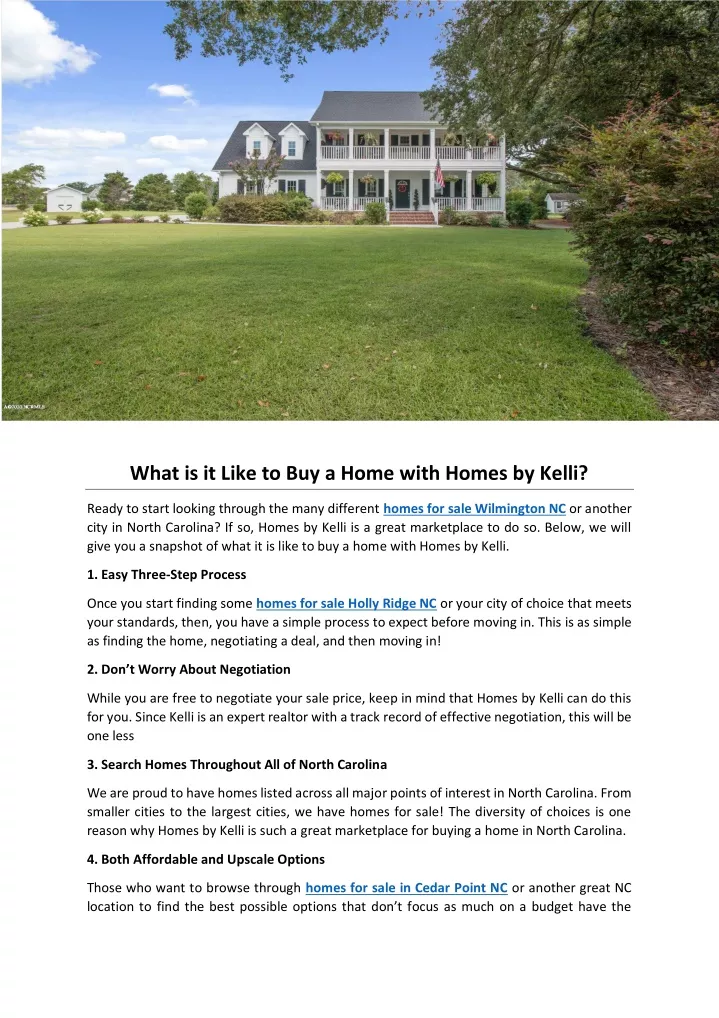 what is it like to buy a home with homes by kelli