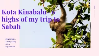 Kota Kinabalu- 6 highs of my trip to Sabah